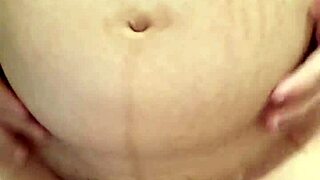 Pregnant Arab Wife Teasing Webcam