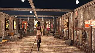 Fallout 4 Slutty Tease Fashion With Brunette Teen
