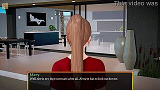 my new family episode with big tits milf brunette in tit play