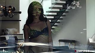 freya parker explores the empty house with friends