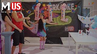 Whitney Wright and Leo Vice fuck wildly in group game