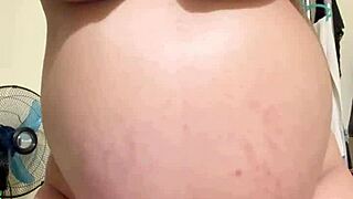 Pregnant Arab Wife Teasing Webcam