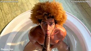 two black guys with big dicks are fucking in the hot tub, you should join us