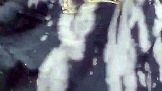Femboy sissy TEASING her GIRLCOCK bulge UNDERNEATH