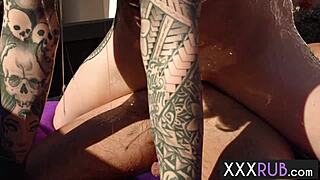 Watch Lacey Jayne give outdoor massage and blowjob