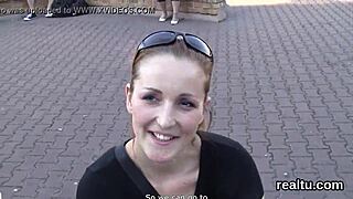 Flawless Czech teen 18+ teased in hypermarket. She gets penetrated hard in POV action.