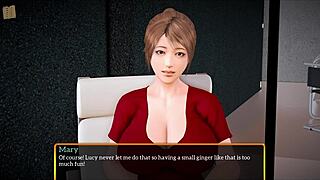 my new family episode with big tits milf brunette in tit play