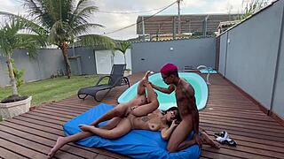 Watch this sexy Latina teen's tight pussy get assfucked raw?