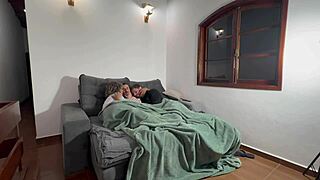 couple's exhibitionist moment with husband watching