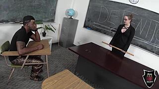 Miss Andy Ray Got Hard Pussy Fucked In Detention By Rome Major