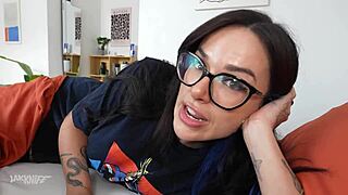 i’m sharing a bed with goth girls Effy Cutie and Natasha Noel