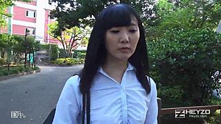 New employee Yui Watanabe relieves stress with raw creampie action in office.