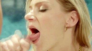 Thekinkyfuckers tattooed brunette wife fucks dildo with her big tits 😏