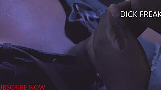 Sexy Quickie With Monster Cock On Red Sheer Fabric