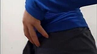 i saw the latina nurce flashing her big ass tits in the offce