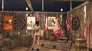 Fallout 4 Slutty Tease Fashion With Brunette Teen