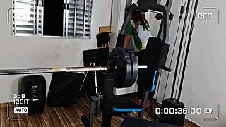 employees sneak crossdressing ass play in the office warehouse