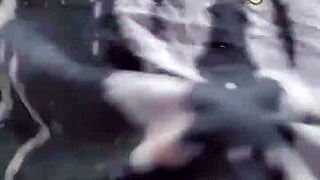 Femboy sissy TEASING her GIRLCOCK bulge UNDERNEATH