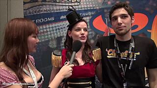 hey, fionnaandjimmy chaturbate video at ae expo with big tits teens 😊