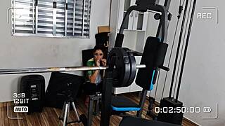 employees sneak crossdressing ass play in the office warehouse