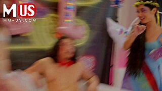 Whitney Wright and Leo Vice fuck wildly in group game