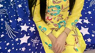 Damn! Punjabi aunty strips in hostel and begs for big cock action!