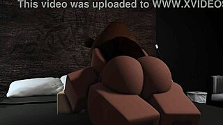 Bear girl dominates his boyfriends cock