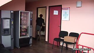 French Mature Business Lady Takes Big Cock at Work