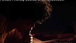 Ebony Pornstar's Tight Pussy Licked Deep