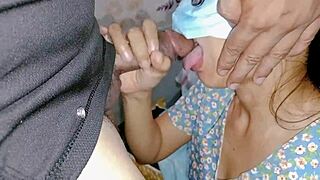 our new nanny's first task is cumming on her juicy pussy, licking and fingering.