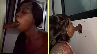 Stranger encounters at gloryhole.