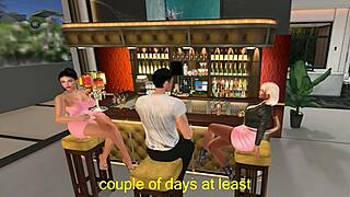 kim's friend gives a lap dance to her husband