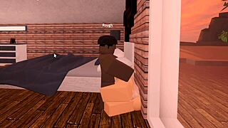 Avatar Roblox Hisap Tekak Kuat Batang Hitam Besar