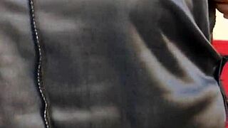 Ebony Milf Plays Vibrator Then Pees