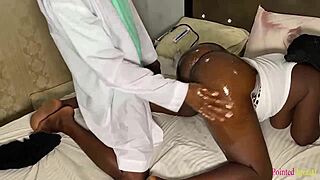 Doggy With Two Black Monster Dicks Driving Pussy Creampie!