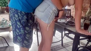 Hard Rough Outdoor Fuck With Blonde Milf