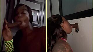 Stranger encounters at gloryhole.