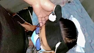 our new nanny's first task is cumming on her juicy pussy, licking and fingering.