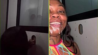 Stranger encounters at gloryhole.