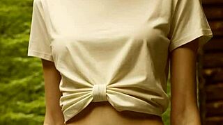 Girls In Underwear Hang Out At Cabin Woods