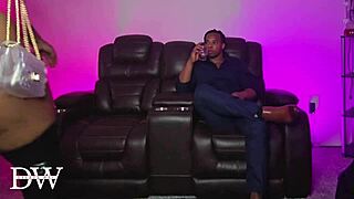 ebony stripper tries to get knocked up