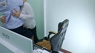 asian teen 18+ cosplay roleplay with senior in front of computer loud thai voice 4k