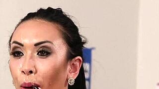 i watch the naughty doll get a facial and eat all the cum, it's so hot