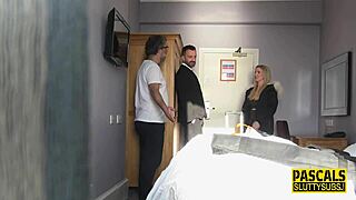 Busty Blonde Submissive Pussy Pounded Hard