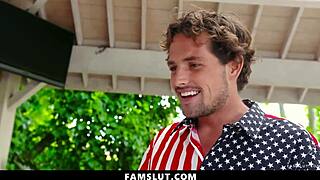 Step Sisters Excited To Celebrate 4Th July With Their Stepbrother - Famslut