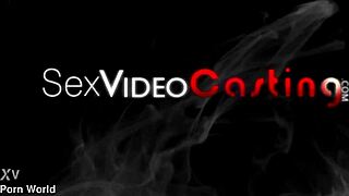 blonde in lingerie offers peach muffin