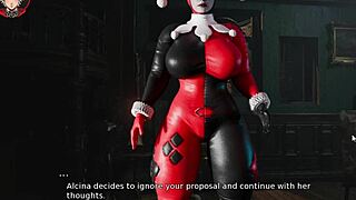 What secrets hide behind Lady Dimitrescu's Harleyquin look?
