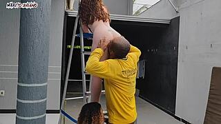 The bosses say, 'come in naked, we'll suck your big black cock'