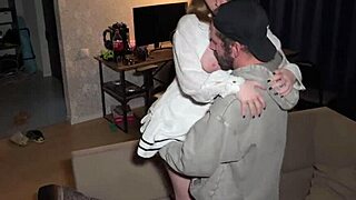 Busty Friend's Girlfriend Fucked Hard at Party, Squirted Everywhere!