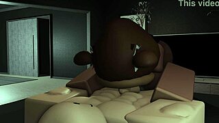 Bear girl dominates his boyfriends cock